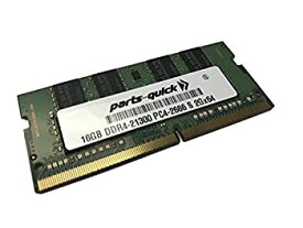 【中古】【輸入品・未使用】parts-quick 16GB メモリ QNAP TS-473A用 DDR4-2666 SO-DIMM 260ピン RAMアップグレード
