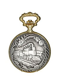 【中古】【輸入品・未使用】Charles-Hubert, Paris Gold-Plated Open Face Quartz Pocket Watch