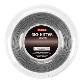【中古】【輸入品・未使用】Tourna Big Hitter シルバー - 1.30mm 16G 750フィート 220m リール テニスストリング