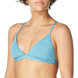 【中古】【輸入品・未使用】Roxy Women's Solid Beach Classics Fixed Tri Bikini Top, Adriatic Blue, XXL