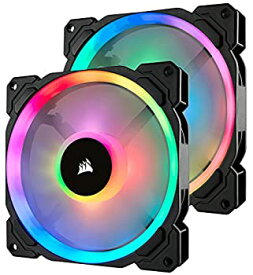 【中古】【輸入品・未使用】Corsair LL140 RGB 2Fan Pack with Lighting Node PRO PCケースファン [140mm径 RGB搭載] FN1143 CO-9050074-WW