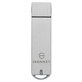 【中古】【輸入品・未使用】キングストン Kingston キュリティ USBメモリ 128GB USB3.0 IronKey S1000 IKS1000B/128GB 5年保証