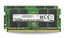 【中古】【輸入品・未使用】工場オリジナル 64GB (2x32GB) MSI GF65 GS75 薄型 Leopard Raider Stealth Titan DT DDR4 2666MHz PC4-21300 SODIMM 2Rx8 CL19 1.2v ノートパソ