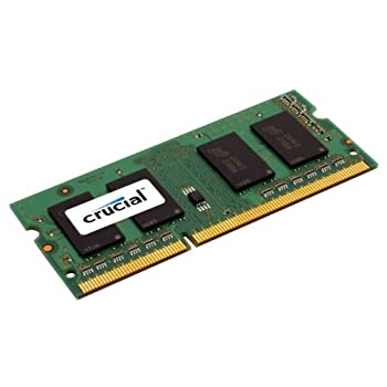 【在庫僅少】 Crucial [Micron純正] ノートPC用増設メモリ 4GB DDR3-1333 (PC3-10600) CL9 SODIMM 204pin CT51264BF1339