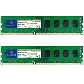 【中古】【輸入品・未使用】Timetec ハイニックス半導体 IC 16 GB キット (2x8GB) DDR3L 1600 MHz PC3L 12800 非 ECC 非バッファー 1.35V/1.5V CL11 2Rx8 デュアル ランク 2