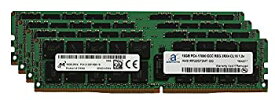 【中古】【輸入品・未使用】Micron オリジナル 64GB (4x16GB) サーバーメモリアップグレード Dell PowerEdge R930 DDR4 2133MHz PC4-17000 ECC 登録チップ 2Rx4 CL15 1.2V S