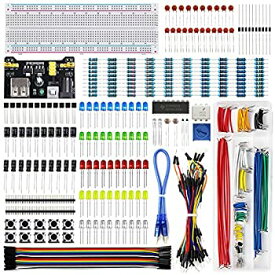 【中古】【輸入品・未使用】REXQualis Electronics Component Fun Kit w/Power Supply Module, Jumper Wire, 830 tie-Points Breadboard, Precision Potentiometer,Resistor