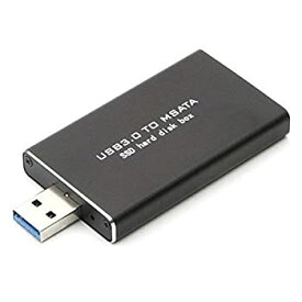 【中古】【輸入品・未使用】USB3.0 - MSATA mini-SATA 30mm x 50mm フルサイズ SSD ポータブルハードディスクドライバー 外部エンクロージャ