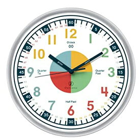 【中古】【輸入品・未使用】Owlconic Telling Time Teaching Clock - 子供部屋、プレイルームアナログサイレント壁時計ビジュアル学習時計タイムリソースホームスクール、教