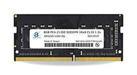 【中古】【輸入品・未使用】Adamanta 8GB (1x8GB) ノートパソコン メモリアップグレード DDR4 2666Mhz PC4-21300 SODIMM 1Rx8 CL19 1.2v Notebook RAM DRAM