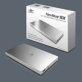 【中古】【輸入品・未使用】Vantec 2.5インチ SATA SSD to USB 3.1 Gen 2 Type-Cケース 放熱性の高いアルミ製カバー データ転送速度10Gbps【シルバー】(NST-204C3-SV)