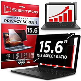 【中古】【輸入品・未使用】SightPro 15.6インチ ノートパソコン プライバシースクリーンフィルター 16:9ワイドスクリーンディスプレイ用 - コンピューターモニタープライバ