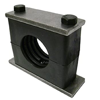 Behringer Heavy Series Pipe Clamp, Polypropylene with Plain Carbon Steel Hardware, Weld Mounting, 1-1 Tube Size by Behringer