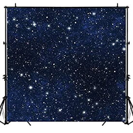 【中古】【輸入品・未使用】Sensfun 夜空の星 背景幕 宇宙テーマ 星空 写真 背景 銀河 星 誕生日 写真 スタジオ ブース背景 6x6フィート