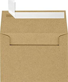 【中古】【輸入品・未使用】A1 Invitation Envelopes w/Peel & Press (3 5/8 x 5 1/8) - Grocery Bag (50 Qty) | Perfect for RSVP Cards, Invitations, Announcements and