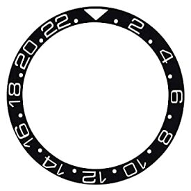 【中古】【輸入品・未使用】ベゼル挿入セラミックfor Rolex GMT sapahire 16700,16718,16760ブラック