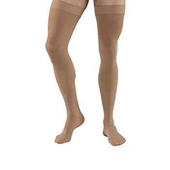 【中古】【輸入品・未使用】Jobst 114219 Relief 30-40 mmHg Closed Toe Thigh Highs with Silicone Top Band - Size & Color- Beige X-Large：スカイマーケットプラス