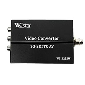 【中古】【輸入品・未使用】Wiistar 3G SDI - AVコンバーター BNC - RCAオーディオスケーラー HD-SDI変換対応 3G-SDI信号テレビ用