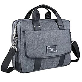 【中古】【輸入品・未使用】11.6" 13.3" 14" 15.6" Laptop Shoulder Messenger Bag Business Briefcase 15"-15.6" グレー