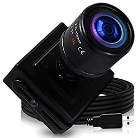 【中古】【輸入品・未使用】2.8-12mm 可変焦点レンズ USBカメラ フルHD 1080P ハイfps ウェブカメラ CMOS OV2710 イメージセンサー付き 640480@100fps USB2.0 ウェブカメラ