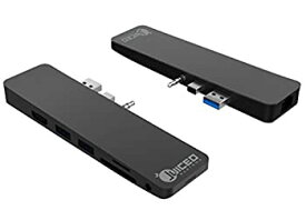 【中古】【輸入品・未使用】Juiced Systems CruzHUB - Surface Laptop 2 アダプター - Surface Laptop 2用 - ギガビットイーサネット - 4K HDMI - 2 USB 3.0 - SD - Micro S