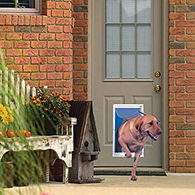 【中古】【輸入品・未使用】Ideal Pet Products 10.5-by-15-Inch Aluminum Extra-Large Deluxe Pet Door with Telescoping Frame by Ideal Pet Products