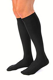 【中古】【輸入品・未使用】Jobst 113119 for Men 20-30 mmHg Firm Casual Knee High Support Socks - Size & Color- Black X-Large