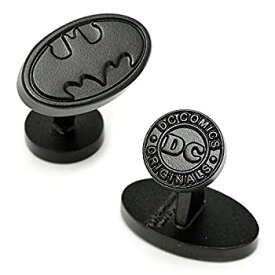 【中古】【輸入品・未使用】Cufflinks IncメンズサテンブラックOval Batman Logo Cufflinks