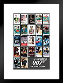 【中古】【輸入品・未使用】Pyramid America ジェームズ・ボンド ポートフォリオ 映画 マットフレーム ポスター 20x26インチ