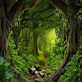 【中古】【輸入品・未使用】ofila Fairy Forest Backdrop 5?x 5ft Magic Trees Wonderland Girls Princess Portraits Kids Enchantedテーマ背景ファンタジーベビーシャワー