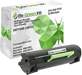 【中古】【輸入品・未使用】Be Green Ink Lexmark 50F1U00 (501U) ウルトラハイイールド互換トナーカートリッジ 501U 対応機種: Lexmark MS510, MS510dn, MS610, MS610de, M