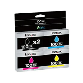 【中古】【輸入品・未使用】Lexmark 100?X L 5インクパック2ブラック、1シアン、マゼンタ1?, 1イエロー