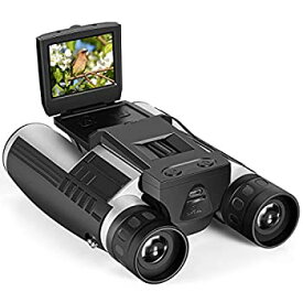 【中古】【輸入品・未使用】Camonity 5M 2インチ LCD 16GB デジタル双眼鏡 カメラ付き 12倍ズームビデオ フォトレコーダー ビデオカメラ バードウォッチング フットボール