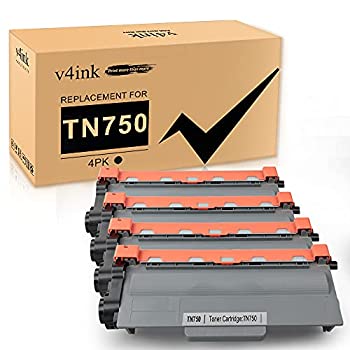 V4INK 4パック ブラザーTN720  TN750互換性取替トナーカートリッジ ブラザーHL5450DN HL5470DW HL6180DW DCP8110DN MFC8710DWシリーズプリンター