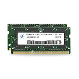 【中古】【輸入品・未使用】Adamanta 16?GB ( 2?x 8gb )ノートPCメモリアップグレードfor Lenovo 500s-13isk 80q2?ddr3?1600?MHz pc3l - 12800?SODIMM 2rx8?cl11?1.