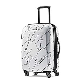 【中古】【輸入品・未使用】American Tourister Moonlight ハードサイド 拡張可能な荷物 スピナーホイール付き, マーブル, Carry-On 21-Inch