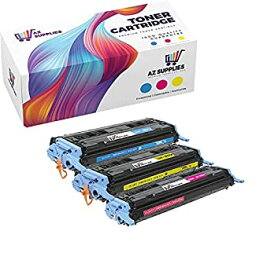 【中古】【輸入品・未使用】AZ Supplies テつゥ Re-Manufactured Replacement Toner Cartridges for HP 124A, Q6001A, Q6002A, Q6003A 3 Color Set (Cyan, Magenta, Yellow) T