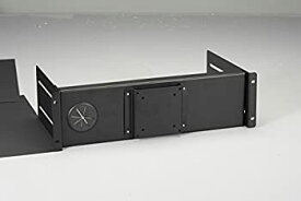 【中古】【輸入品・未使用】Black Box ラック用固定フラットパネルモニターマウント (RM982F)