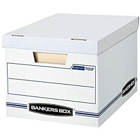 【中古】【輸入品・未使用】Bankers Box 703?Letter /法的10?x 12?x 15?basic-dutyストレージ&ファイルボックスW / lift-off蓋( 10個パック)