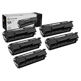 【中古】【輸入品・未使用】LD 互換トナーカートリッジ HP 12A Q2612A用 ブラック 5個パック