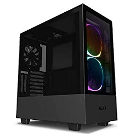 【中古】【輸入品・未使用】NZXT (エヌズィーエックスティー) H510 Elite - CA-H510E-B1 - プレミアム ミッドタワー ATXケース パソコンゲーム用ケース - 強化ガラス2層のパ