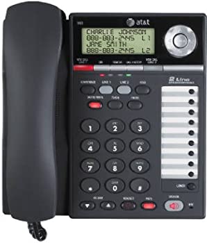 【中古】【輸入品・未使用】AT&T 993 2-Line Phone w/Caller ID Charcoal by AT&T：スカイマーケットプラス