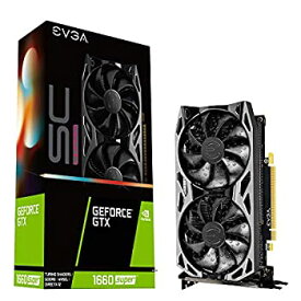 【中古】【輸入品・未使用】EVGA GeForce GTX 1660 Super SC Ultra Gaming, 06G-P4-1068-KR, 6GB GDDR6, Dual Fan, Metal Backplate