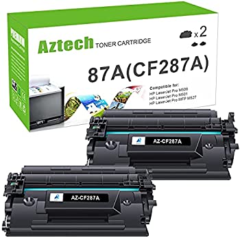AZTECH 9?KページYield高イールドブラックトナーカートリッジReplaces HP 87?A cf287?a used forプリンタHP LaserJet Enterprise m506?m506