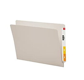 【中古】【輸入品・未使用】Colored File Folders, Straight Cut, Reinforced End Tab, Letter, Gray, 100/Box (並行輸入品)