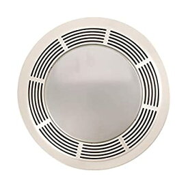 【中古】【輸入品・未使用】NuTone 8664RP Designer Fan and Light with Round White Grille and Glass Lens, 100 CFM 3.5 Sones by Broan