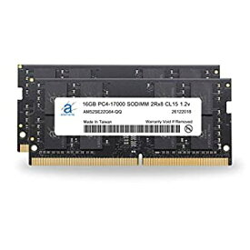 【中古】【輸入品・未使用】Adamanta 32?GB ( 2?x 16gb )ノートPCメモリアップグレードfor HP ProBook 650?g2?ddr4?2133?MHz pc4???17000?SODIMM 2rx8?cl15?1.2