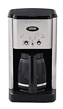 本物のCuisinart Brew Central プログラマブル コーヒーメーカー デジタル 12カップ つや消し Ss チャコール ウォーターフィルター