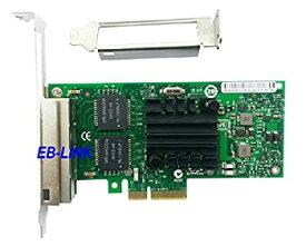 【中古】【輸入品・未使用】EB-LINK Intel チップセット 82580 I340-T4 E1G44HT E1G44HTBLK クアッドポート ギガビットイーサネットサーバーアダプター