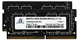 【中古】【輸入品・未使用】Adamanta 16GB (2x8GB) ノートパソコンメモリアップグレード ThinkCentre M910q Tiny DDR4 2400Mhz PC4-19200 SODIMM 2Rx16 CL17 1.2v RAM DRAM
